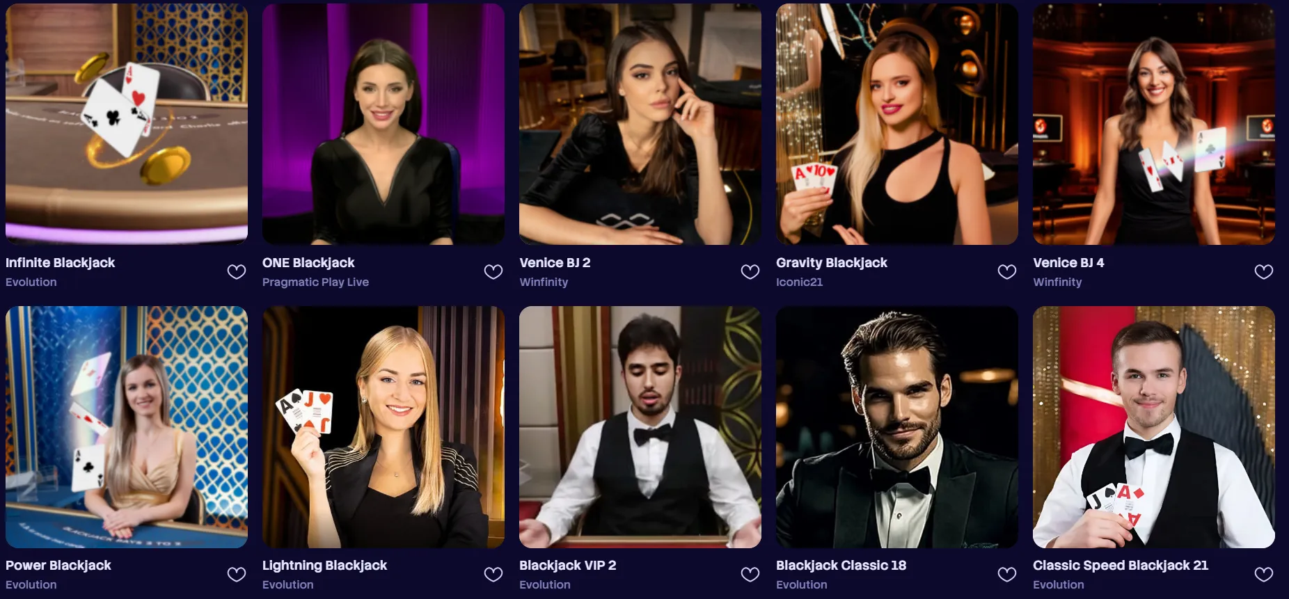 Spinogrino Casino blackjack