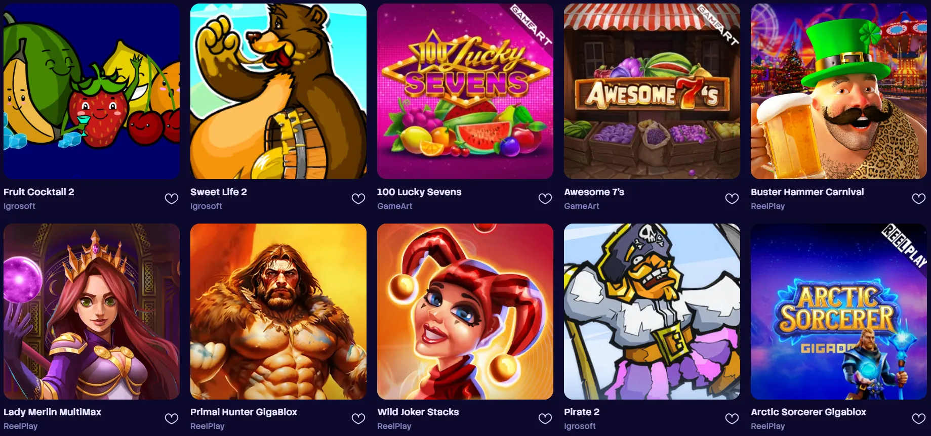 Spino Grino Casino slots